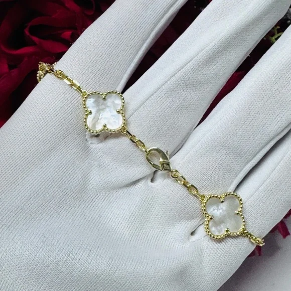 🍀$1500 SET CUSTOM CLOVER MOTHER OF PEARL - Picture 6 of 13